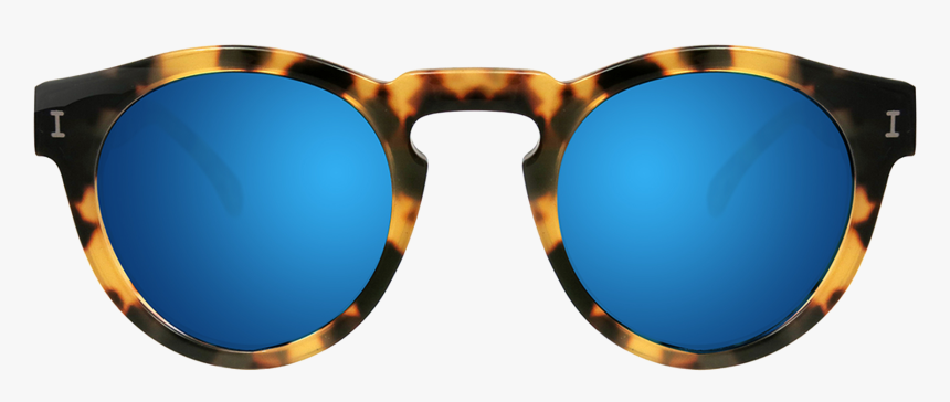 Transparent Sunglass Clipart - Tortoise Glasses Blue Lens, HD Png Download