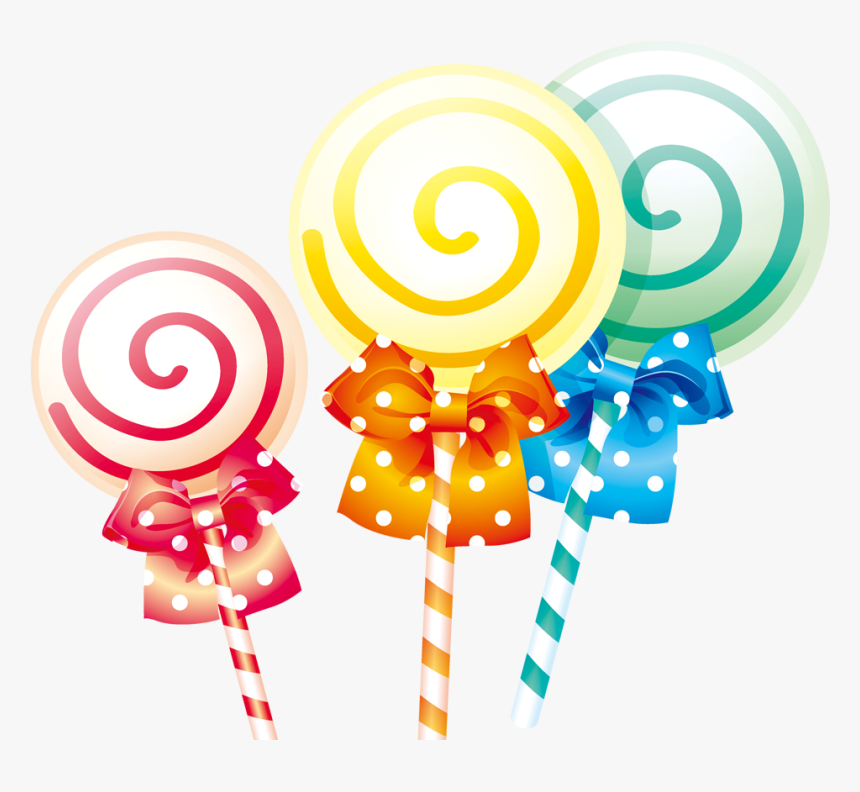 Transparent Lolipop Clipart - Candy Cartoon Png, Png Download