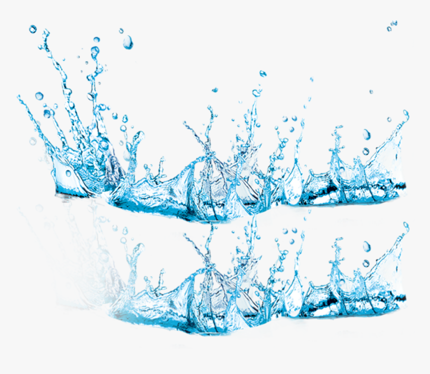 #mq #blue #water #waters #splash #waterdrops - Rain Water Splash Png, Transparent Png