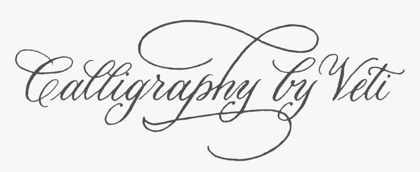 Calligraphy By Veti - Calligraphy, HD Png Download