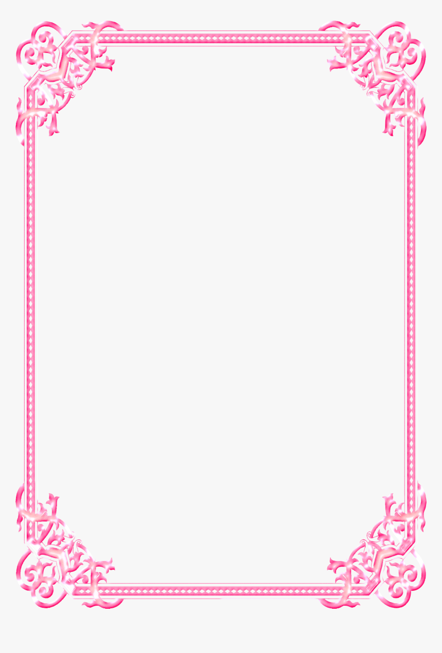 Розовая Рамка, HD Png Download
