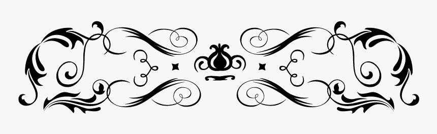 Stickers Arabesque Florale Tête De Lit - Cartoon, HD Png Download