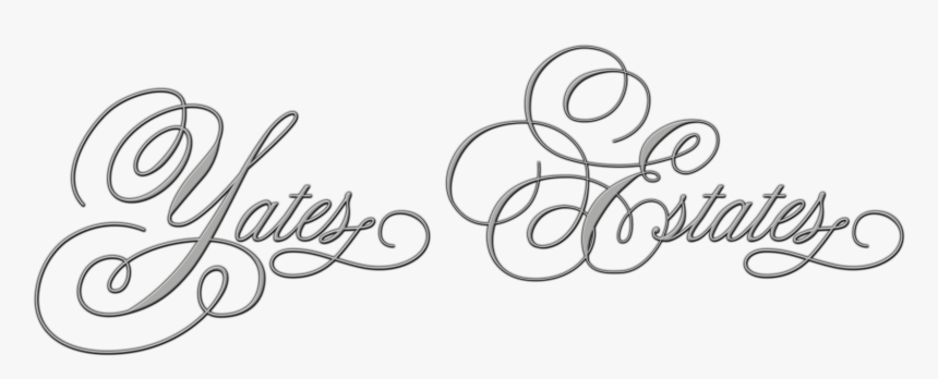 Yates Estates - Calligraphy, HD Png Download