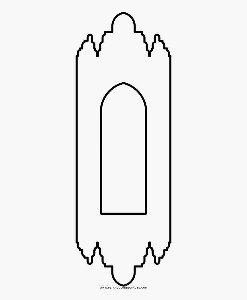 Arabesque Coloring Page, HD Png Download