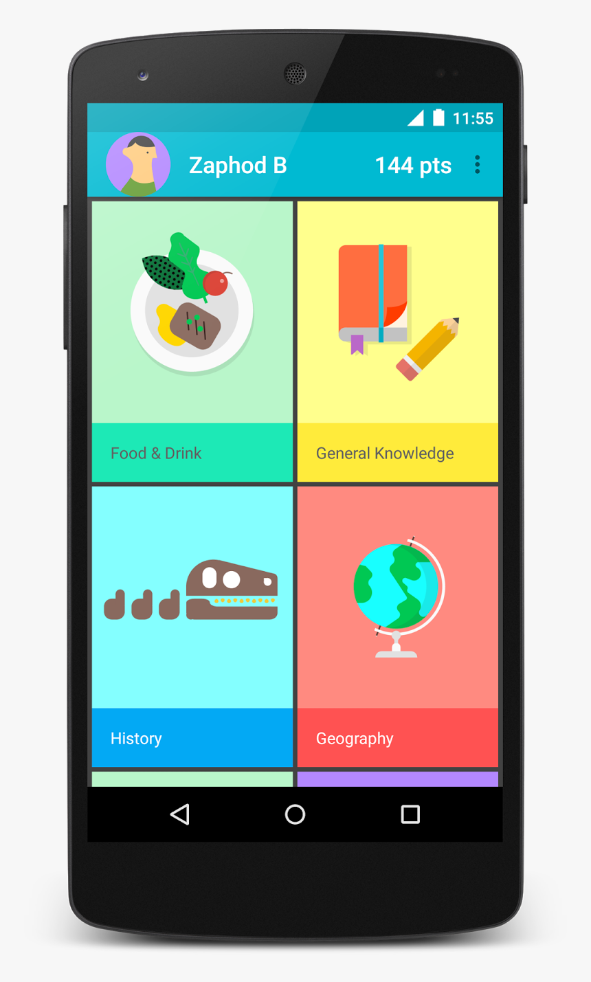 Android Quiz App Material Design, HD Png Download