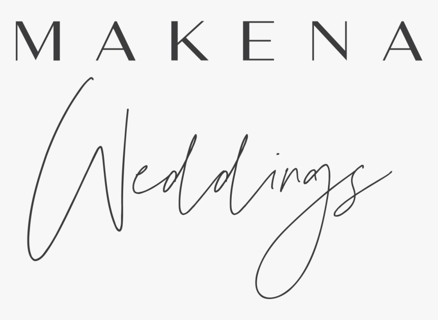 Makena Weddings - Calligraphy, HD Png Download