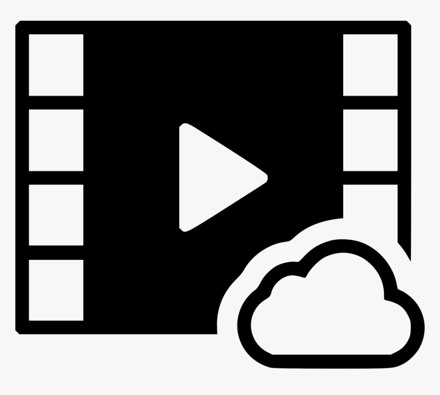 Add Video To Cloud - Add Video Icon, HD Png Download