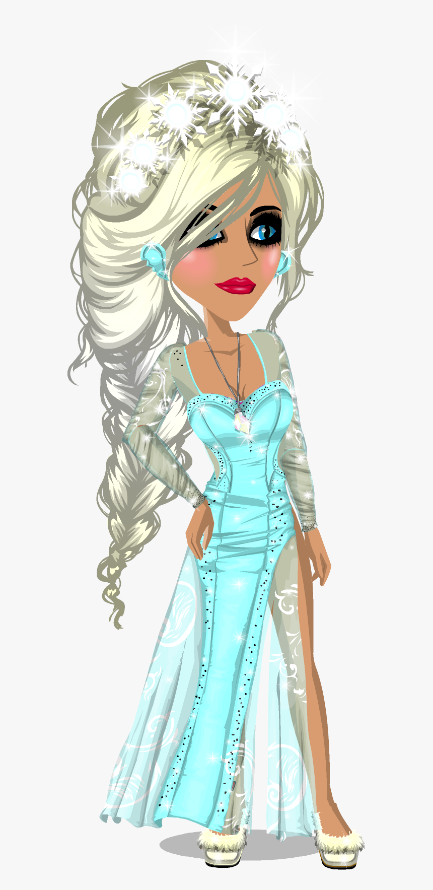 Elsa In Moviestarplanet, HD Png Download
