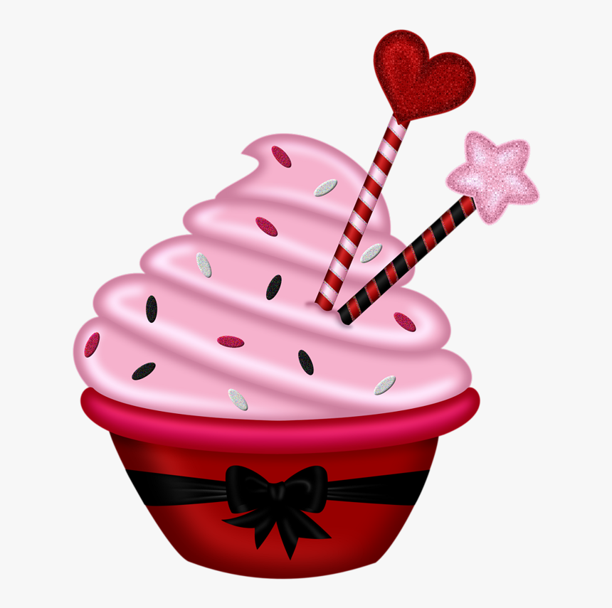 Transparent Cute Cupcake Clipart - Cupcakes Clip Art Png, Png Download