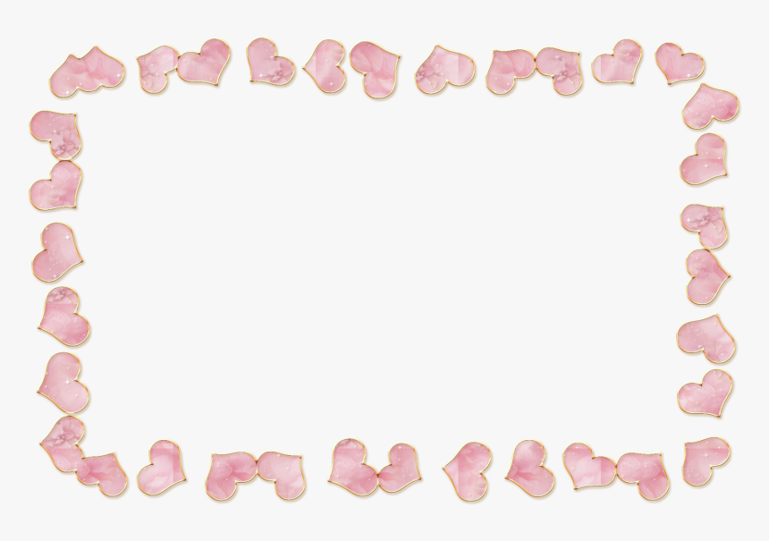 Рамка Из Сердечек Анимация, HD Png Download