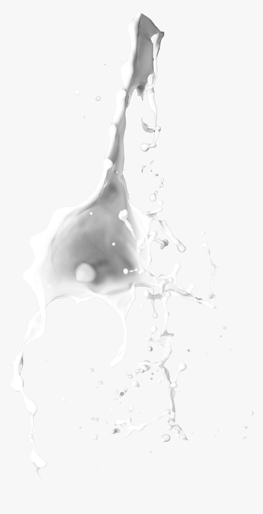 Image Milk Vector Liquid - Spilled Milk Brush Photoshop, HD Png Download