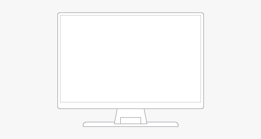 A Pc - Computer Monitor, HD Png Download