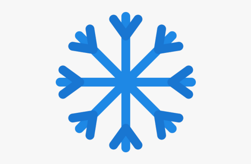 Snowflakes Clipart Weather - Snow Icon Png, Transparent Png