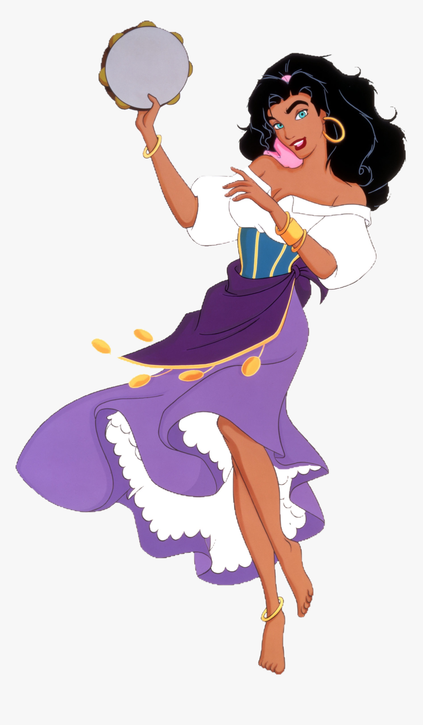 Esmeralda Disney, HD Png Download
