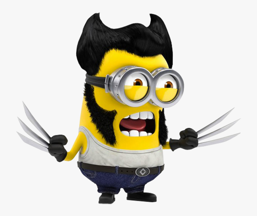 Wolverine Minions Png, Transparent Png