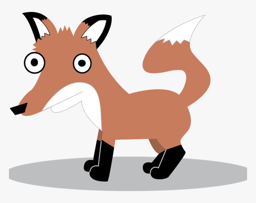 Fox Vector Animal Illustration Cartoon - Cartoon, HD Png Download