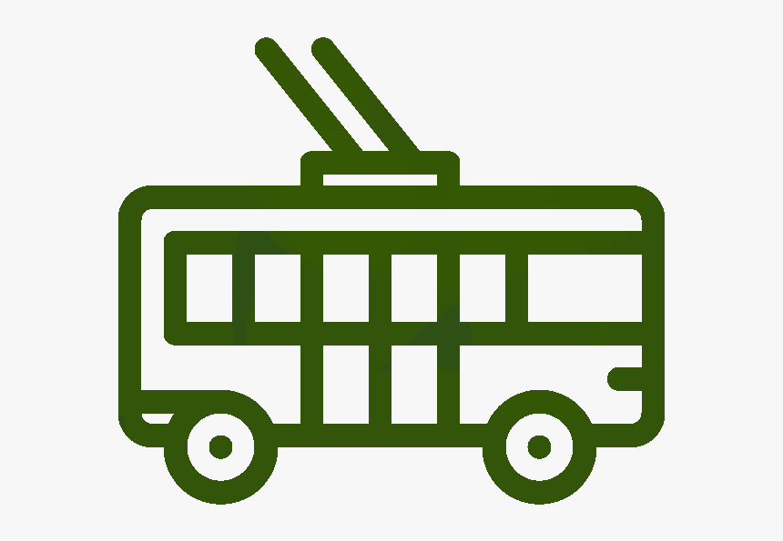 Bus Shuttle Bus Clipart , Png Download - Trolley Bus Icon, Transparent Png