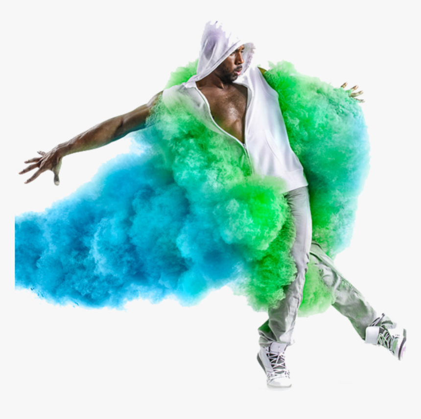 #ftestickers #man #dancer #entertainer #abstractart - Dancer With A Colour Explosion, HD Png Download