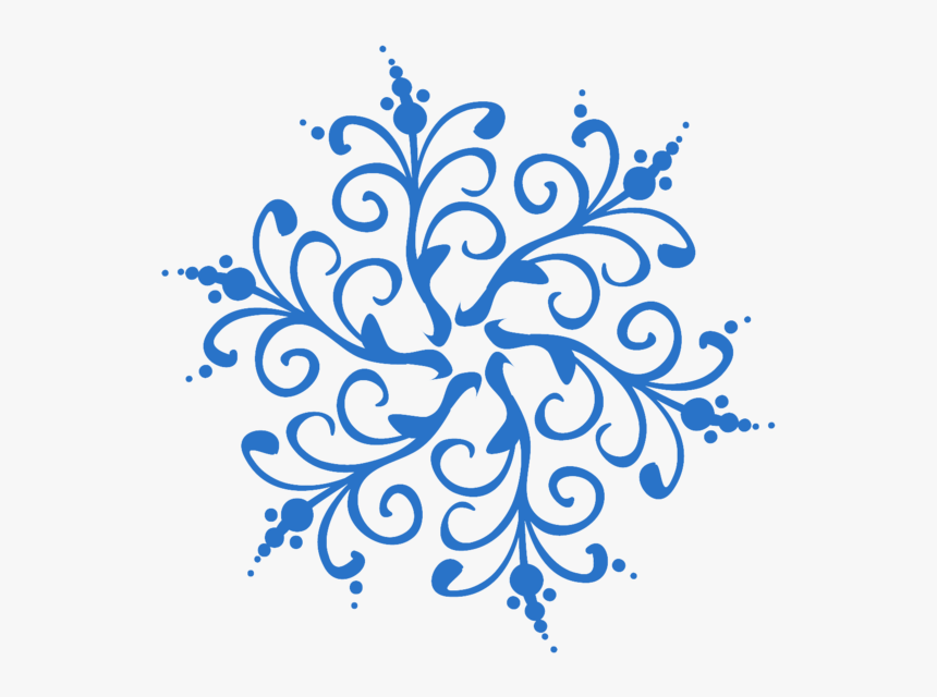 Snowflake Clipart Background - Snowflake, HD Png Download