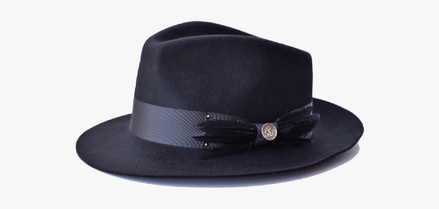 Florence Wool Fedora - Cowboy Black Hat Png, Transparent Png
