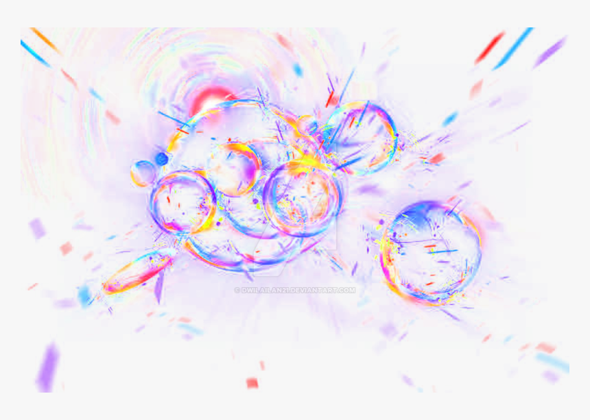 #bubbles #rainbow #art #transparent #freetoedit - Art Png, Png Download