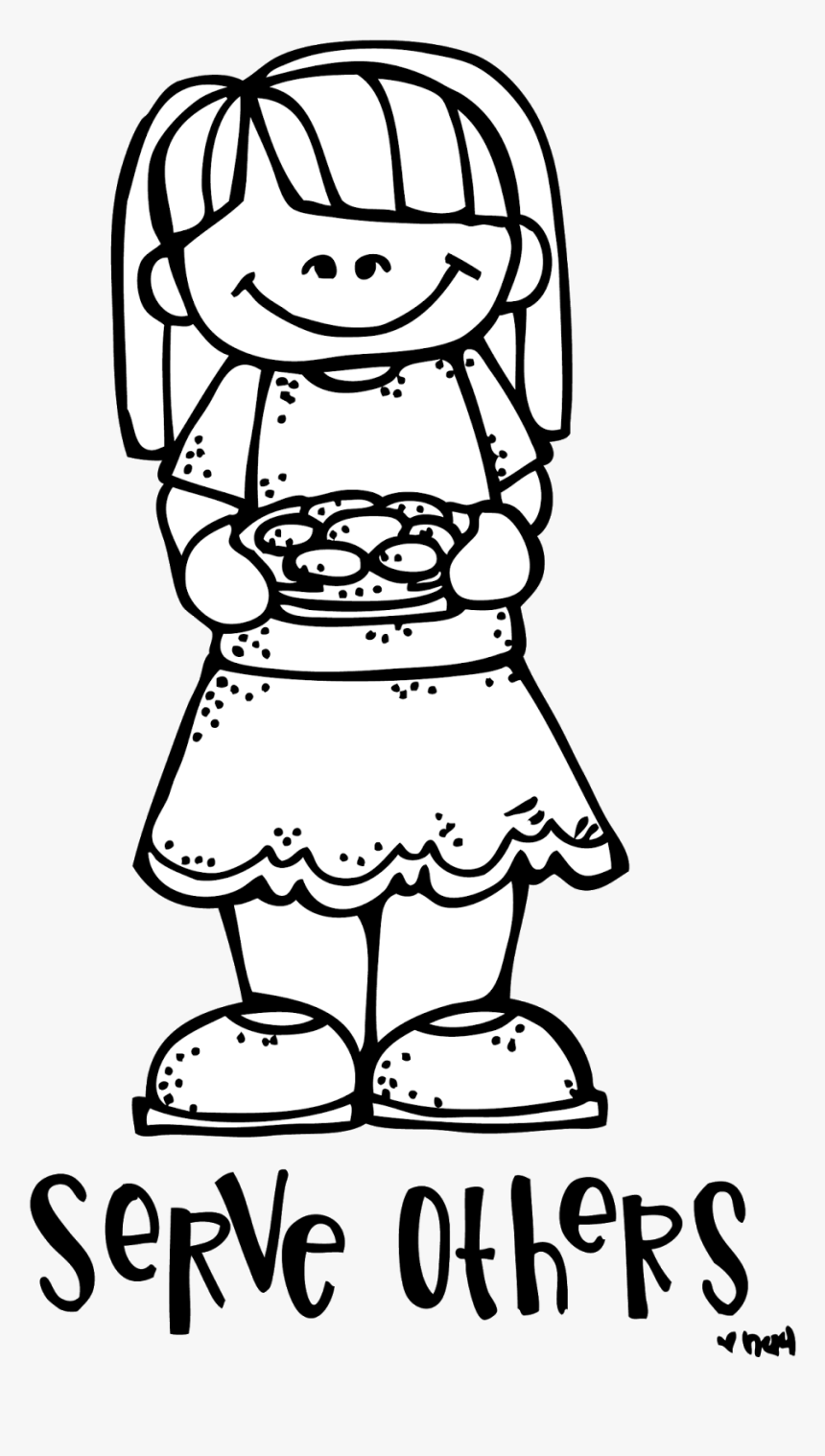 Serving Others Clipart Black And White, HD Png Download