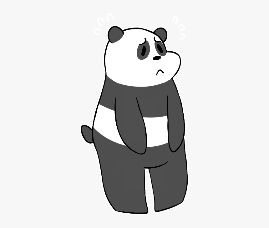 Bear Black And White Cliparts - Giant Panda, HD Png Download