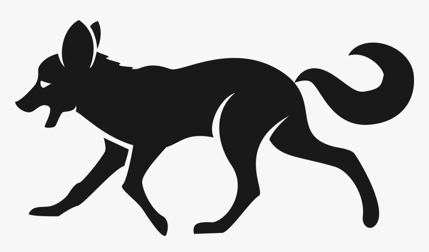 Red Fox Silhouette Clip Art - Fox Logo Vector Silhouette, HD Png Download