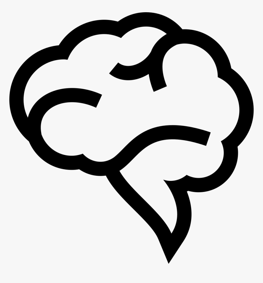 Brain Speech Bubble - Human Brain, HD Png Download