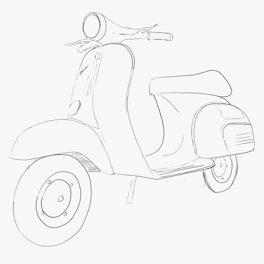 Vespa, HD Png Download