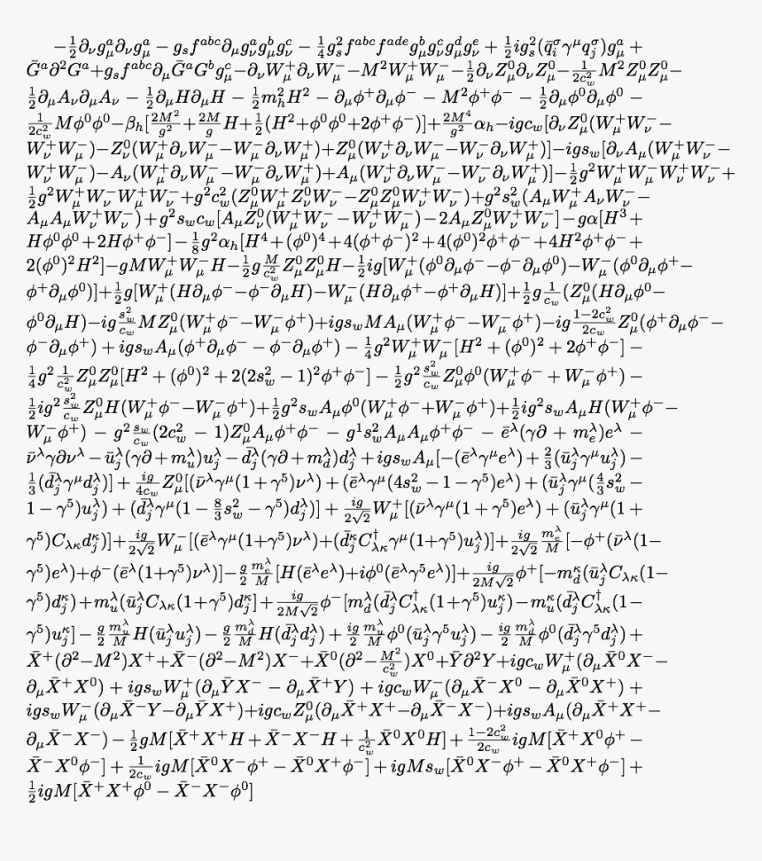 String Theory Lagrangian, HD Png Download