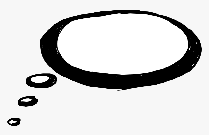 50 Hand Drawn Comic Speech Bubbles Vector - Circle, HD Png Download