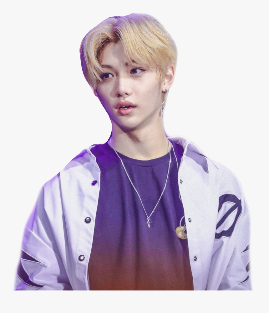 #straykidsfelix Stray Kids Felix #felix #freetoedit - Lee Felix Blonde Hair, HD Png Download