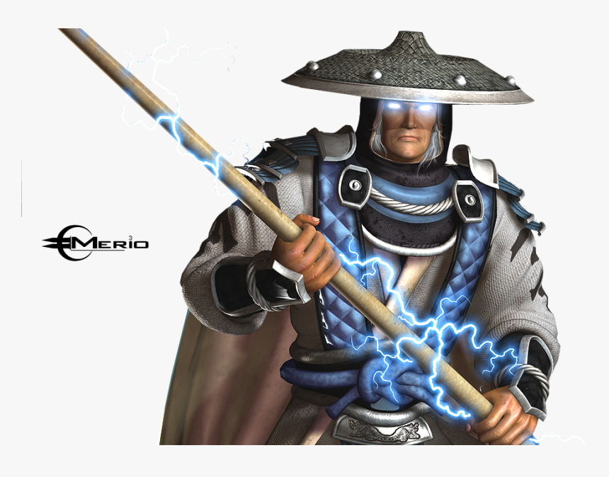 Raiden 2018 Mortal Kombat , Png Download - Raiden Mortal Kombat Staff, Transparent Png