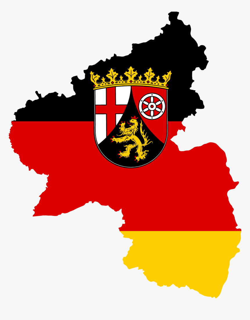 Collectable Badges Rhineland Palatinate Flag Rheinland - Rhineland Palatinate Flag, HD Png Download