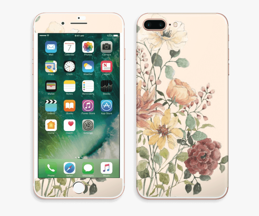 Wild Flowers Skin Iphone 7 Plus - Iphone 7 Plus Color, HD Png Download