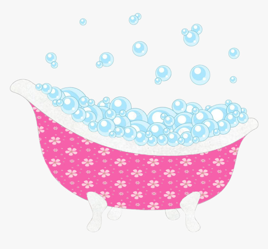 #bubblebath #bubbles #bath #bathtub #tub #relax #unwind - Transparent Background Bathtub With Bubbles Clipart, HD Png Download