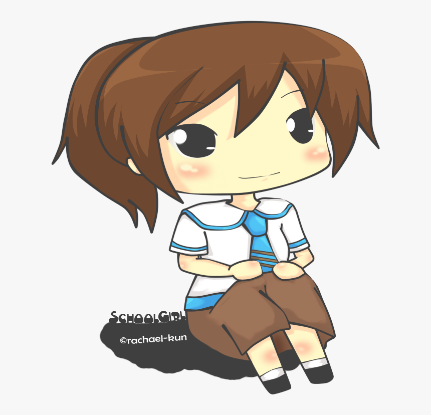 Chibi School Boy - Chibi School Boy And Girl, HD Png Download