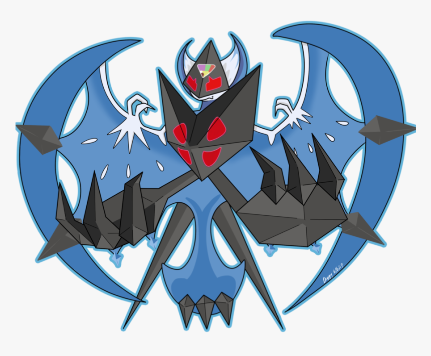 Drawing Lunala Ultra, HD Png Download