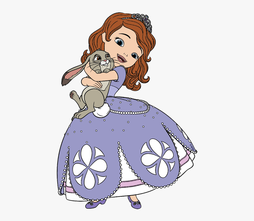 Sofia The First Clip Art - Sofia The First With Clover, HD Png Download