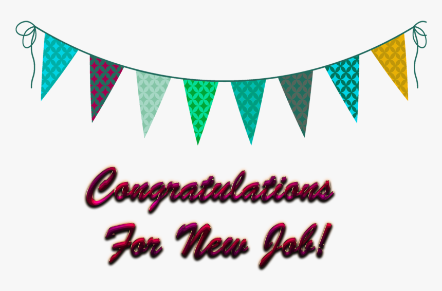 Congratulations For New Job Png Free Image Download - Motif, Transparent Png