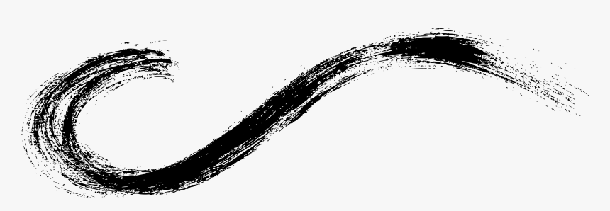 Curved Brush Stroke Png, Transparent Png