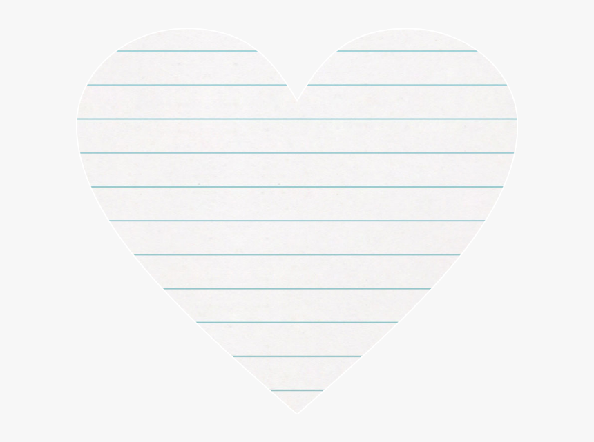 #notepaper #postitnote #heart #white #shape - Heart, HD Png Download