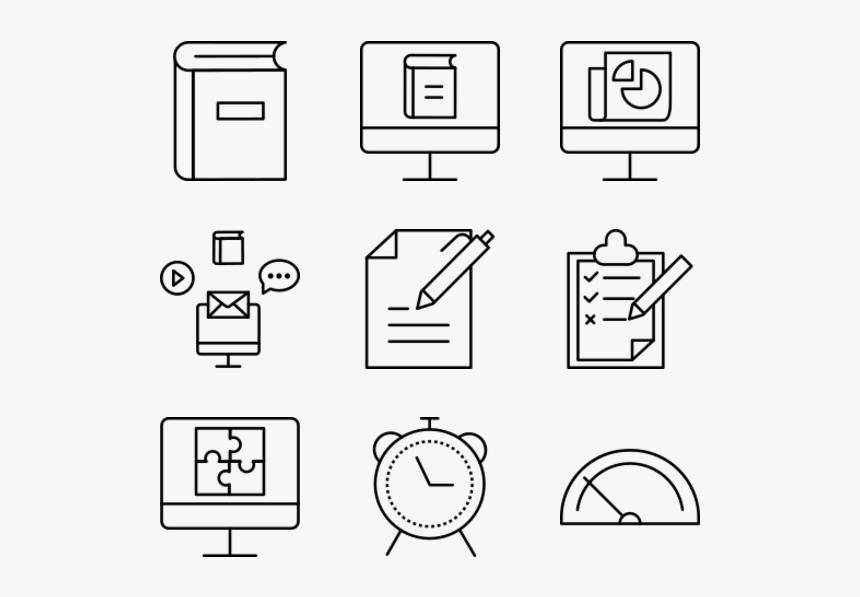 Web Development Line Icon, HD Png Download