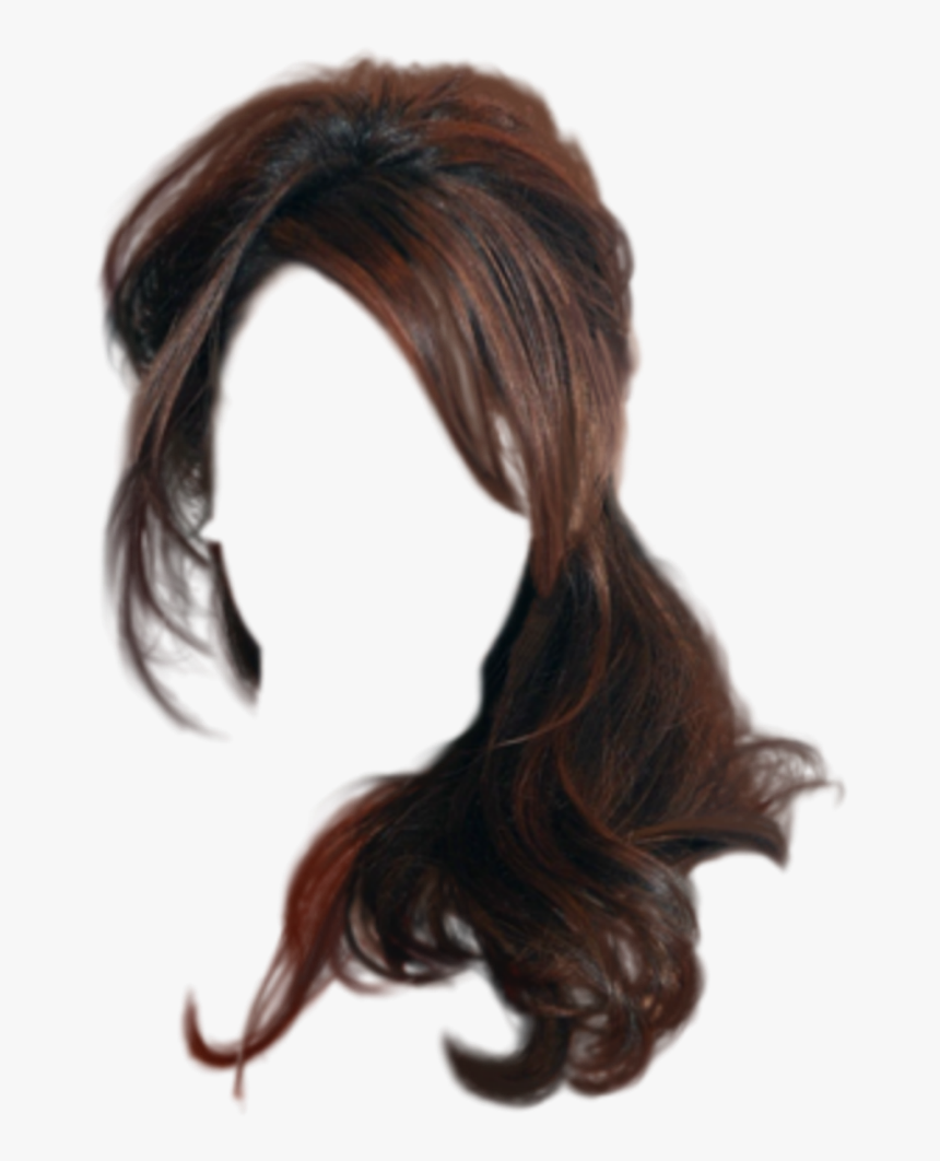 #wig #hair #brown - Perruque Montage, HD Png Download