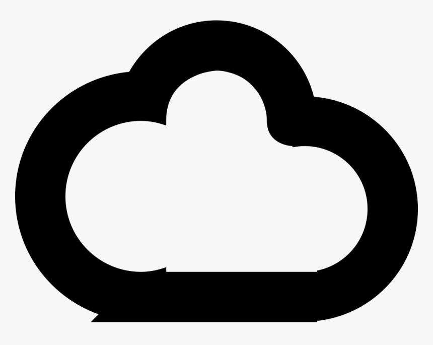 Cloud Gross Small Outline Symbol Comments, HD Png Download