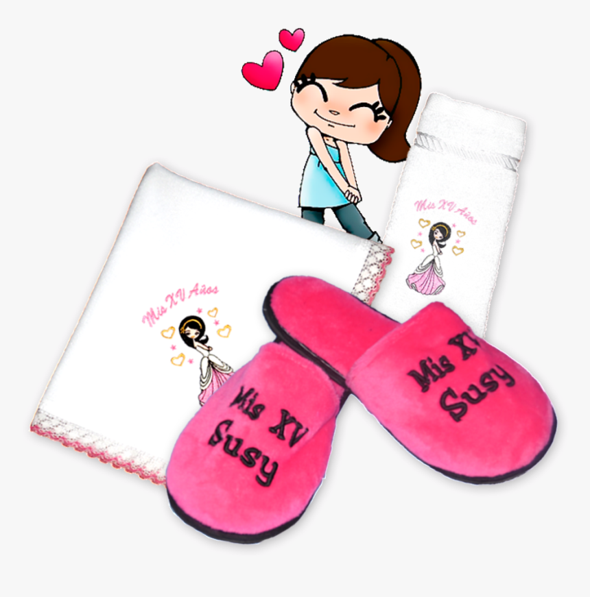 Recuerdos Para Xv Años Pantunflas, HD Png Download