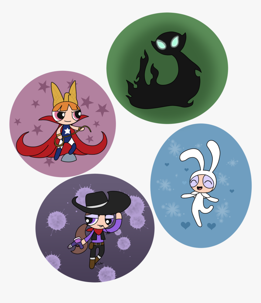 Super Zeroes, With Bunny Wanting To Join In Just To - Powerpuff Girls Buttercap Mange, HD Png Download