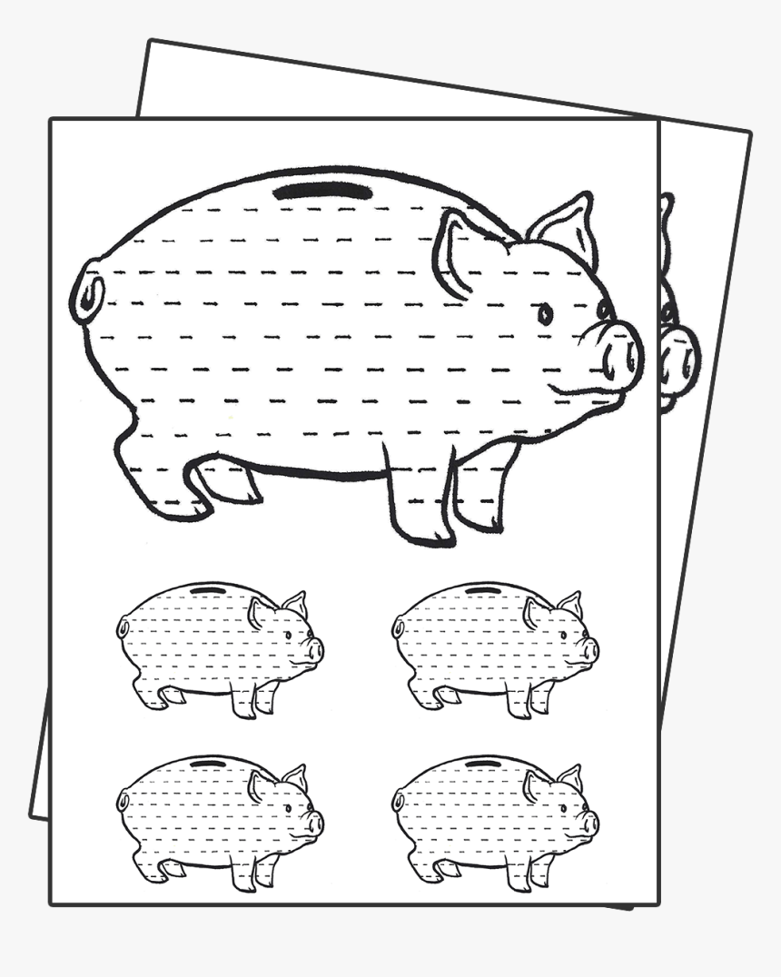 Bullet Journal Pig Savings Tracker, HD Png Download