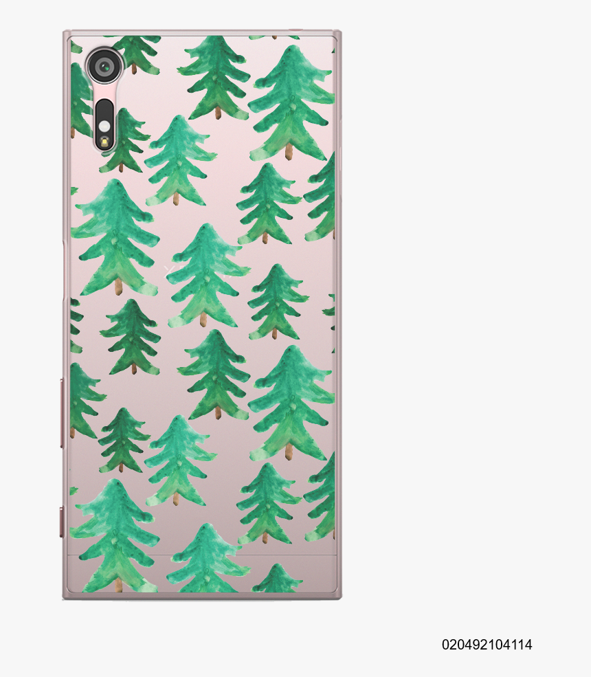 Green Pine Winter Forest Pattern - Watercolor Christmas Tree Pattern, HD Png Download
